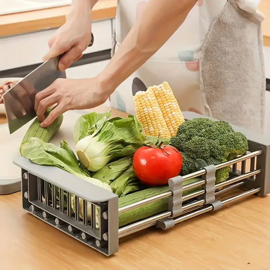 ExpanMAX Escurridor extensible  Expandible de Acero Inoxible